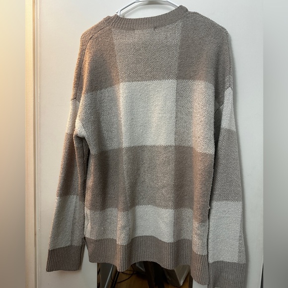 Christian Siriano Striped Sweater - Beige and Cream - Picture 3 of 4